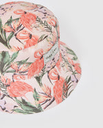 Load image into Gallery viewer, Goldie + Ace - GOLDIE COTTON BUCKET HAT - FLAMINGO PINK
