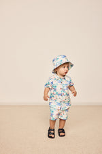Load image into Gallery viewer, Goldie + Ace - GOLDIE COTTON BUCKET HAT - PARADISE WHITE
