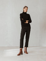 Load image into Gallery viewer, INDI &amp; COLD - Cuffed pant black
