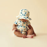 Load image into Gallery viewer, WILSON &amp; FRENCHY Ocean Breeze Crinkle Sunhat
