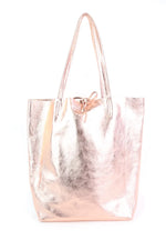 Load image into Gallery viewer, MAISON FANLI - Large Tote Metallic Rose
