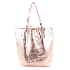 MAISON FANLI - Large Tote Metallic Rose