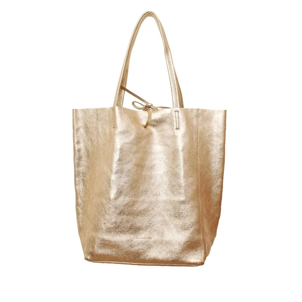 MAISON FANLI - Large Tote Metallic - Gold