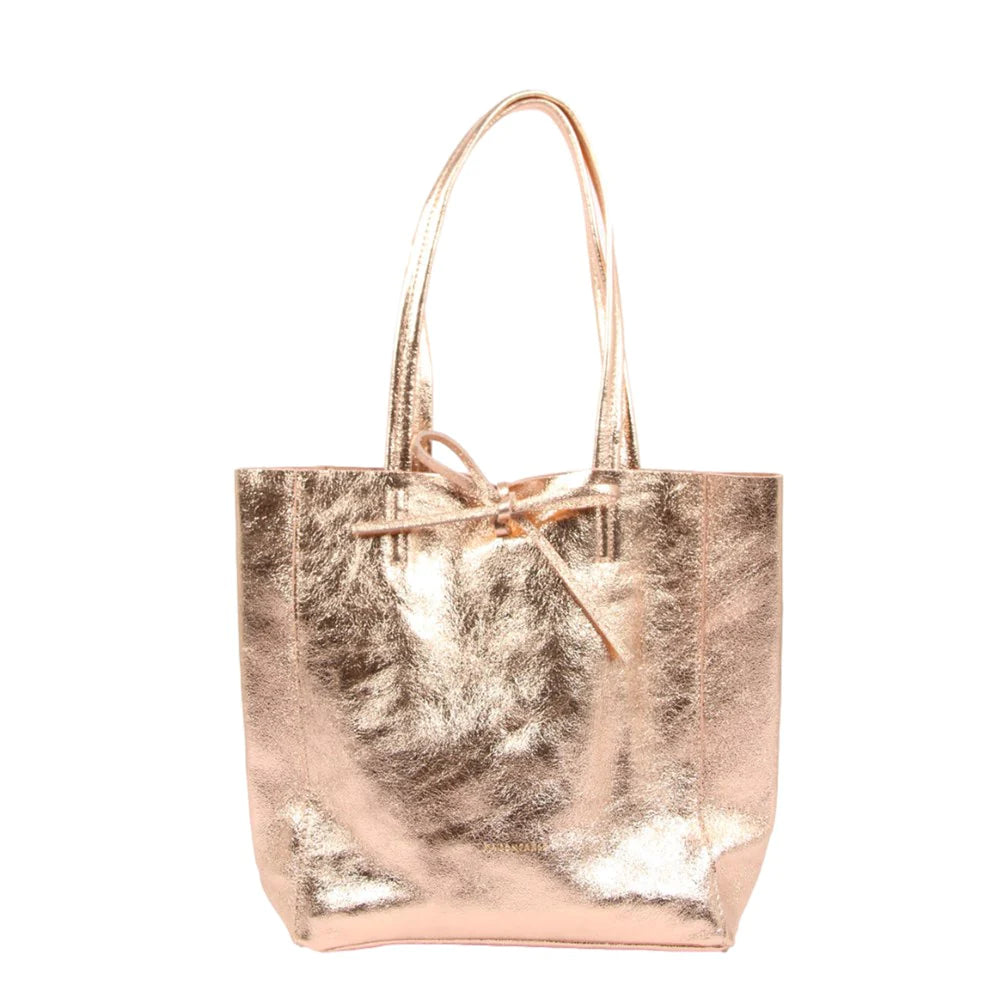 MAISON FANLI - Medium Tote Metallic - Rose