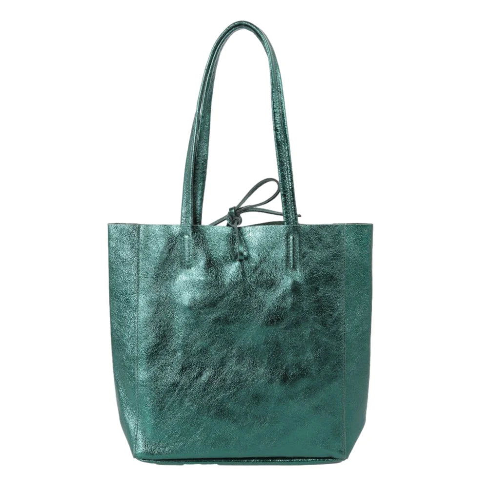 MAISON FANLI - Medium Tote Metallic - Green