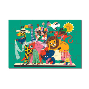 24 Piece Kids Puzzle - Animal Carnival