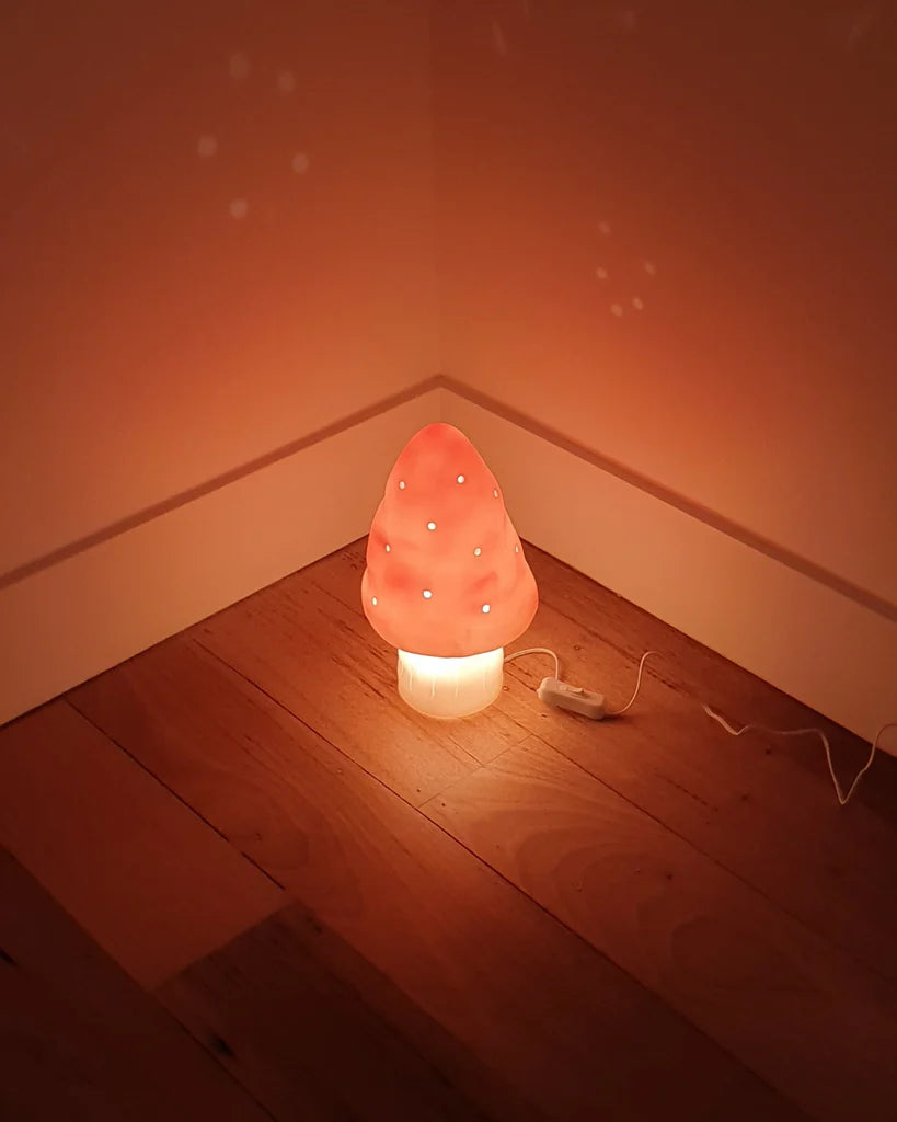 Heico Lamp - Small Mushroom Vintage Pink