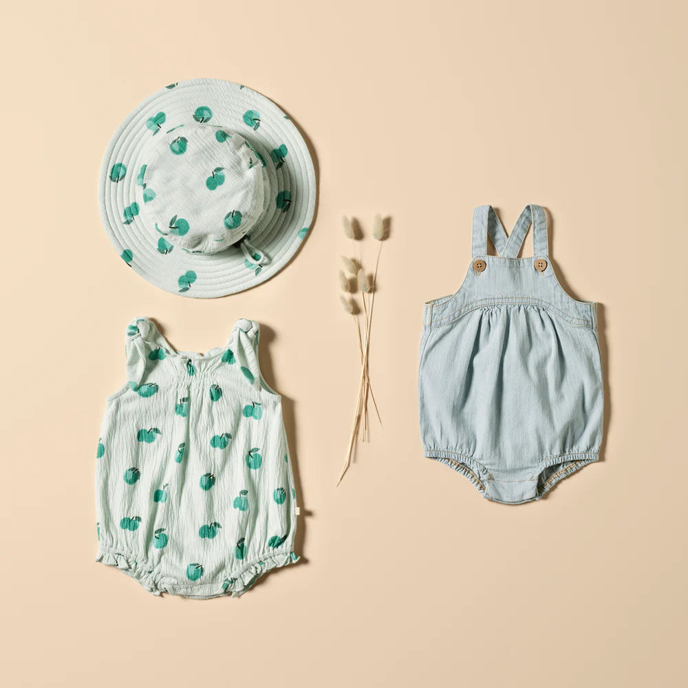 Organic Denim Bodysuit