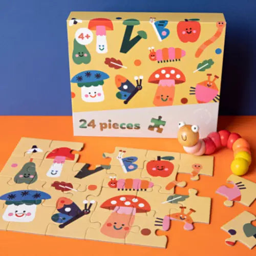 24 Piece Kids Puzzle - Creepy Crawlies