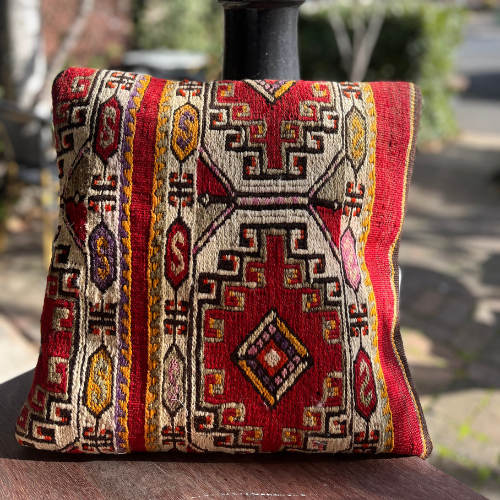 Hand Embroidered Traditional Motif Cushion Cover 40 x 40 $129 Cengel