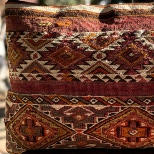 Hand Embroidered Traditional Motif Cushion Cover - 40 x 60