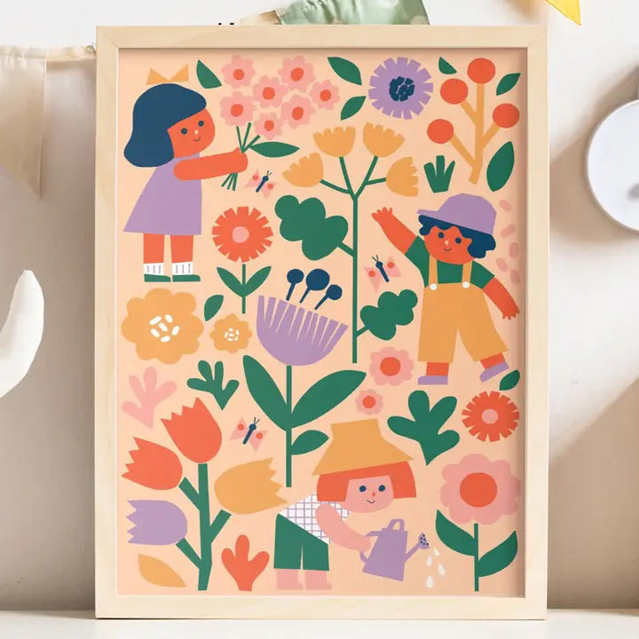 Kids Paint by Number - Flower Patch