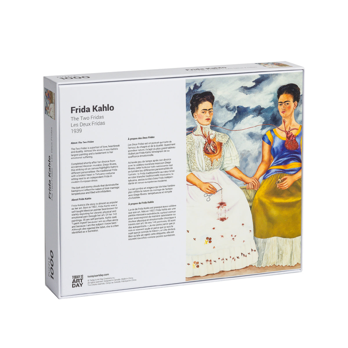 Today Is Art Day: Art Puzzle Frida Kahlo Two Fridas