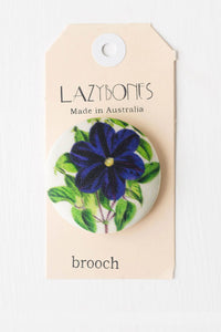 LAZYBONES - Morning Glory brooch