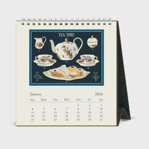Desk Calendar Tea Time