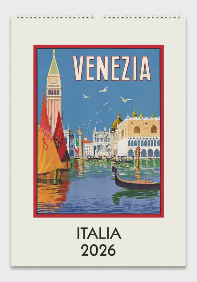 Cavallini 2026 Wall Calendar – Italia