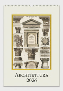 Cavallini 2026 Wall Calendar – Architecttura
