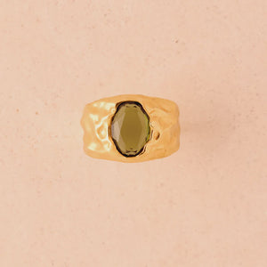 CARMEN DARK GREEN RING