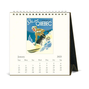 Cavallini Desk Calendar 2025