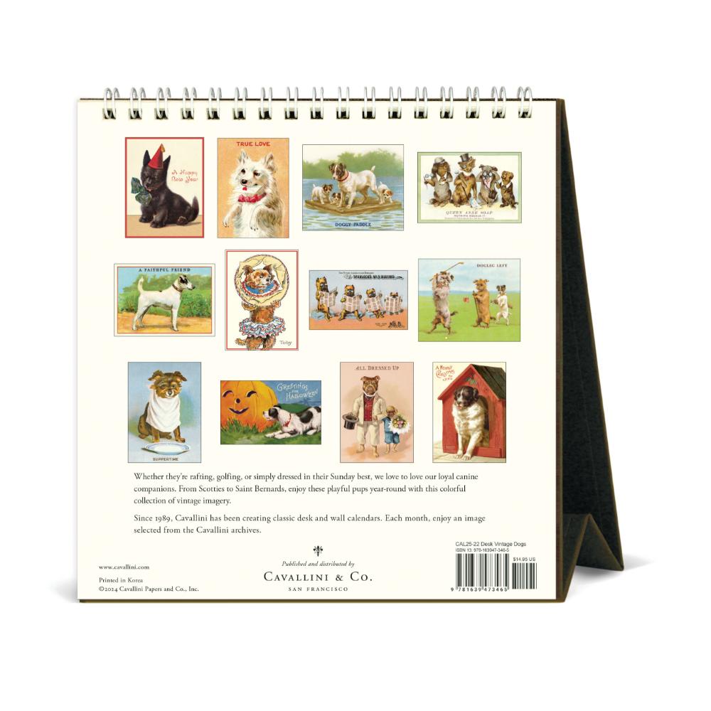 Cavallini Desk Calendar 2025