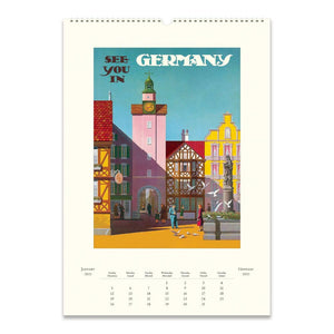 Cavallini Wall Calendar 2025
