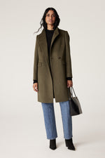 Load image into Gallery viewer, Cable - Eton Wool Coat - Khaki
