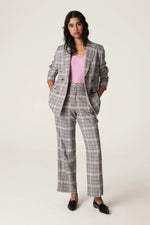 Load image into Gallery viewer, Cable Elton Check Blazer - Pink Check
