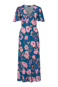 Cable  Poppy Midi Dress -  Pink Floral