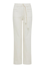 Load image into Gallery viewer, Cable Harper Drill Pant - Ecru
