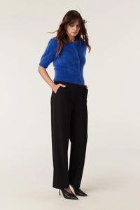 Brushed Pure Cashmere Cardigan - Sapphire Blue