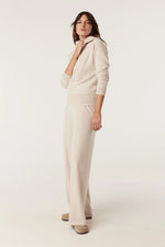 Load image into Gallery viewer, Cashwool Track Jumper - Oatmeal

