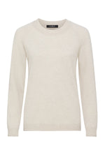 Load image into Gallery viewer, Cashmere Crew Jumper - Oatmeal
