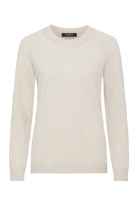 Cashmere Crew Jumper - Oatmeal