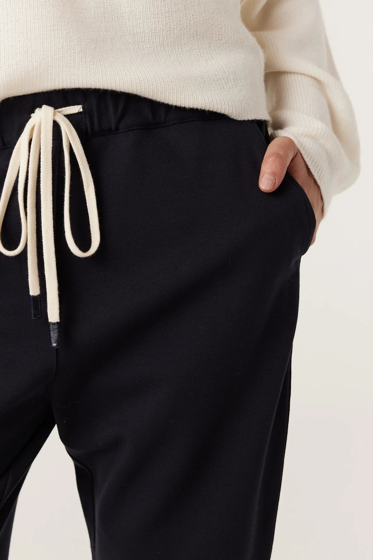 Luca Twill Jogger - Navy
