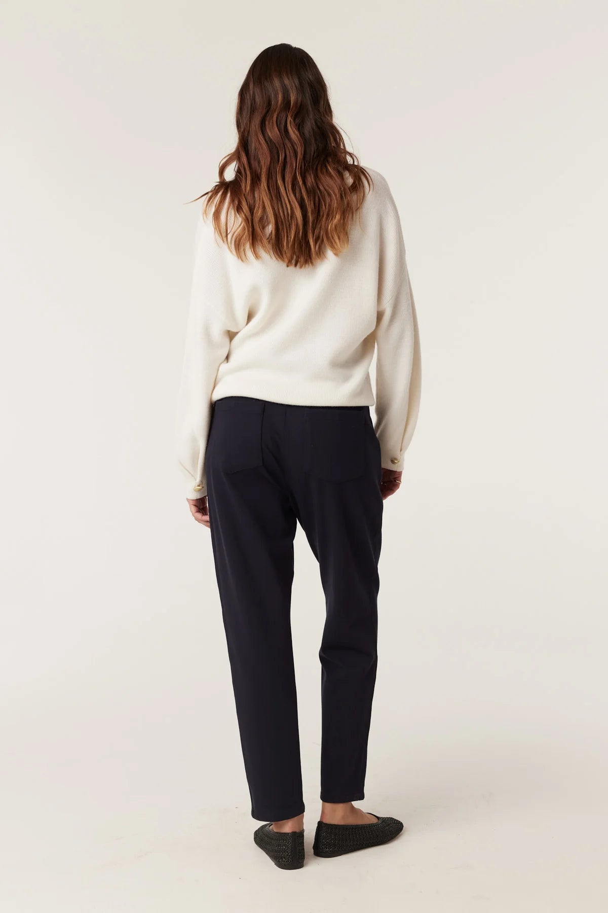 Luca Twill Jogger - Navy