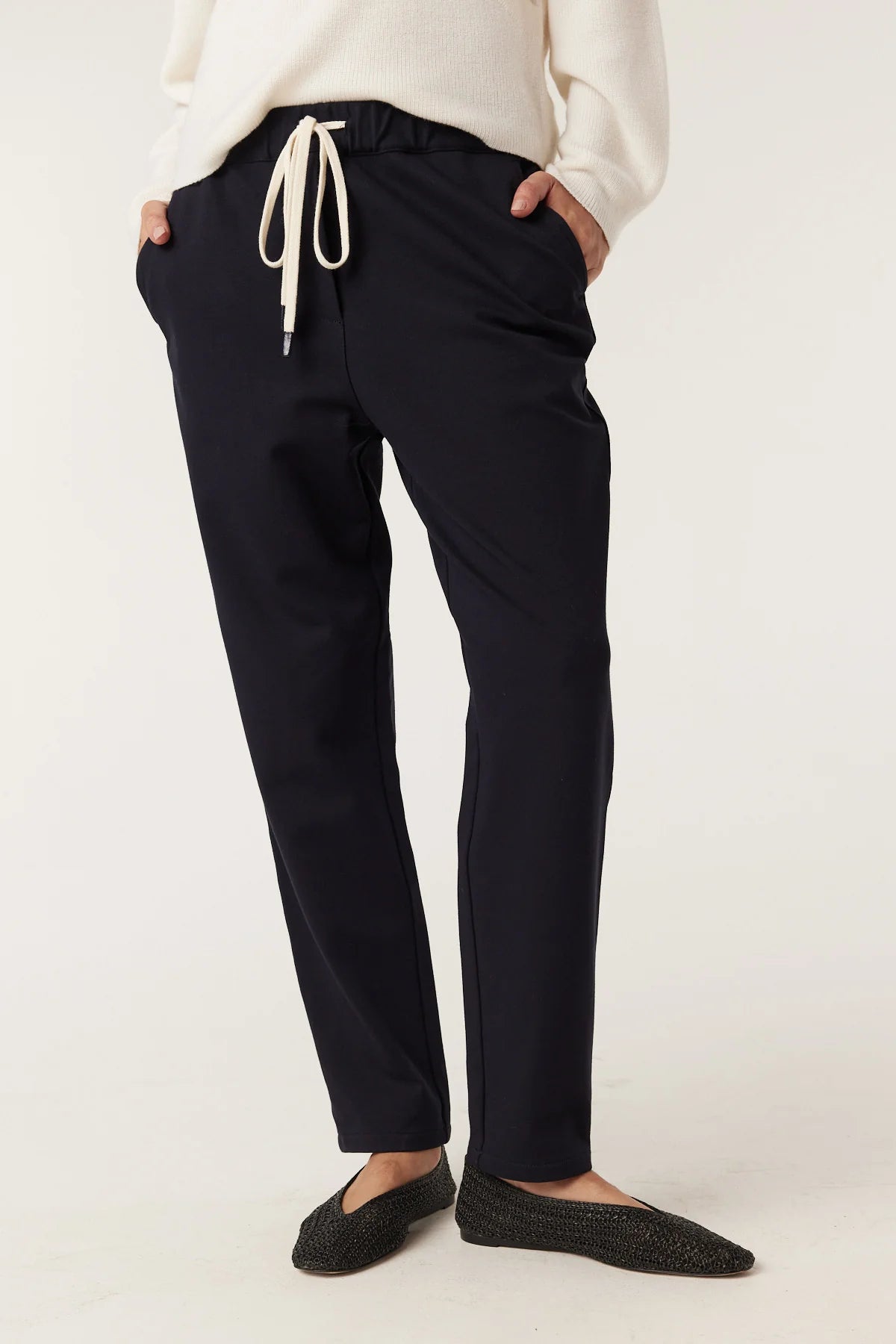 Luca Twill Jogger - Navy