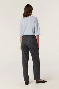 Brushed Pure Cashmere Top | Pale Blue