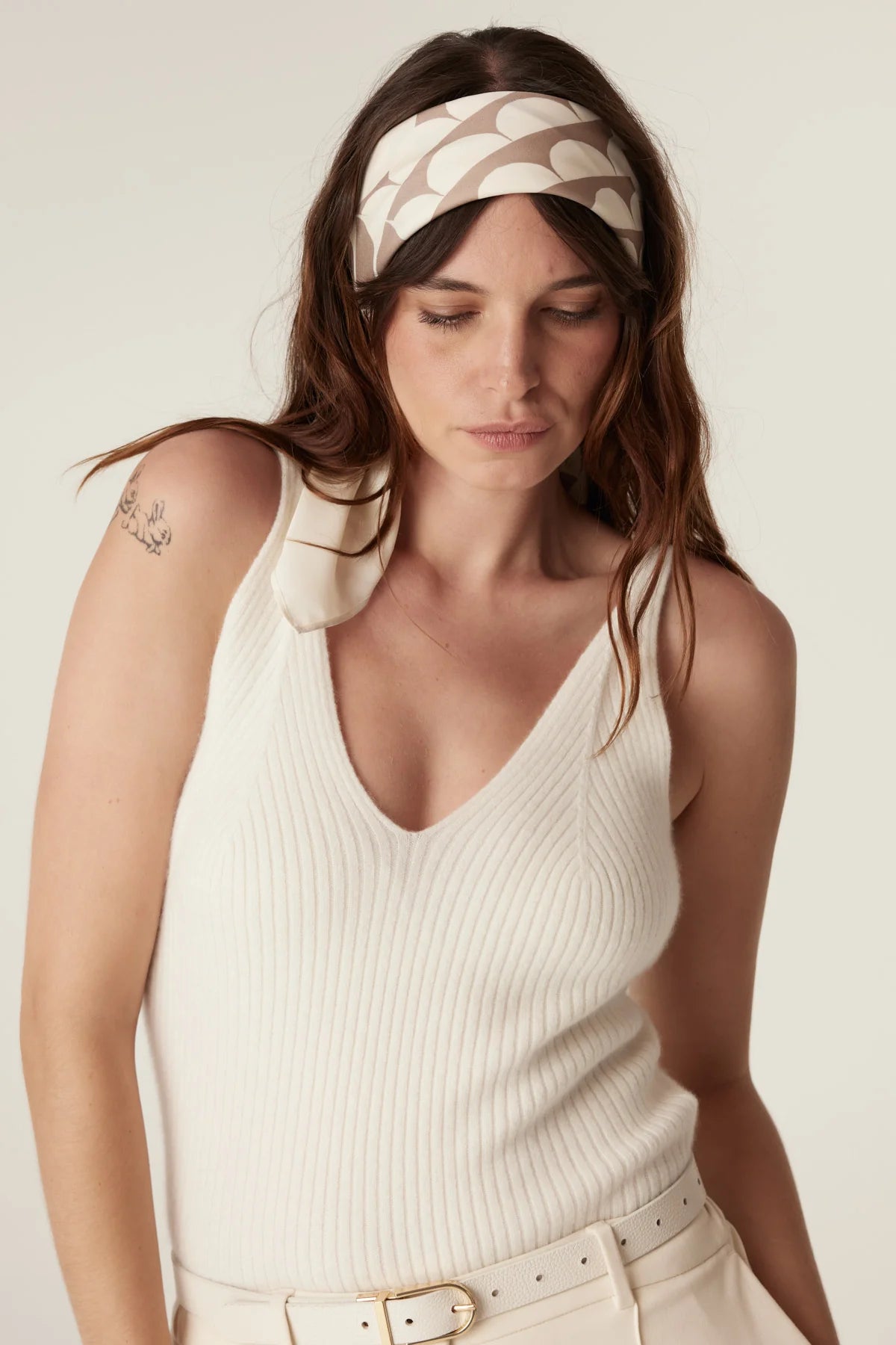 Dune Scarf | Half Moon Print