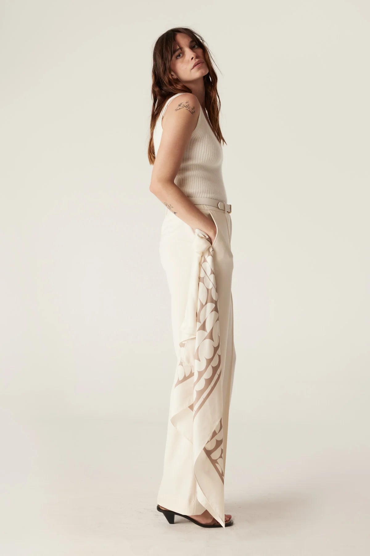 Dune Scarf | Half Moon Print