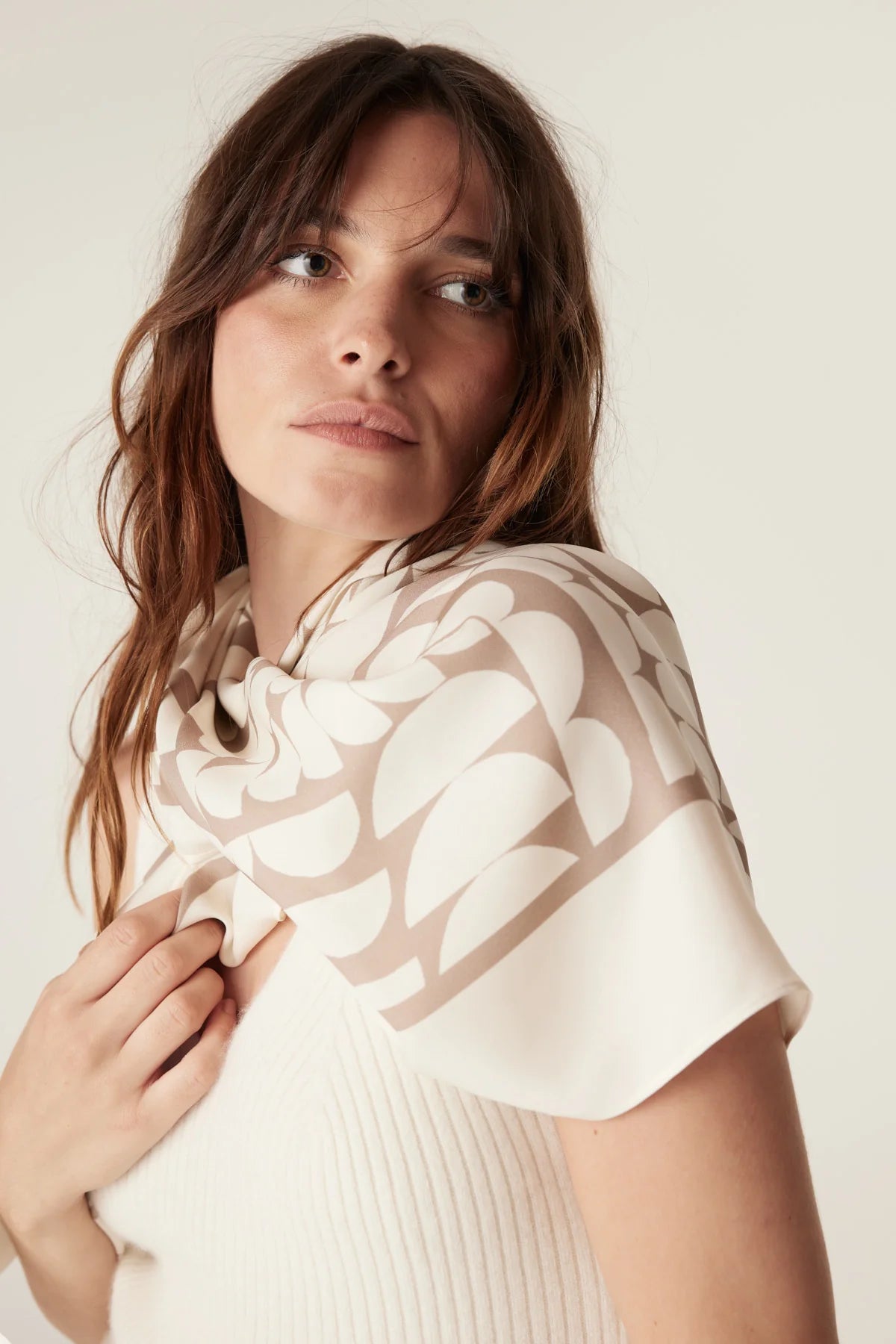 Dune Scarf | Half Moon Print