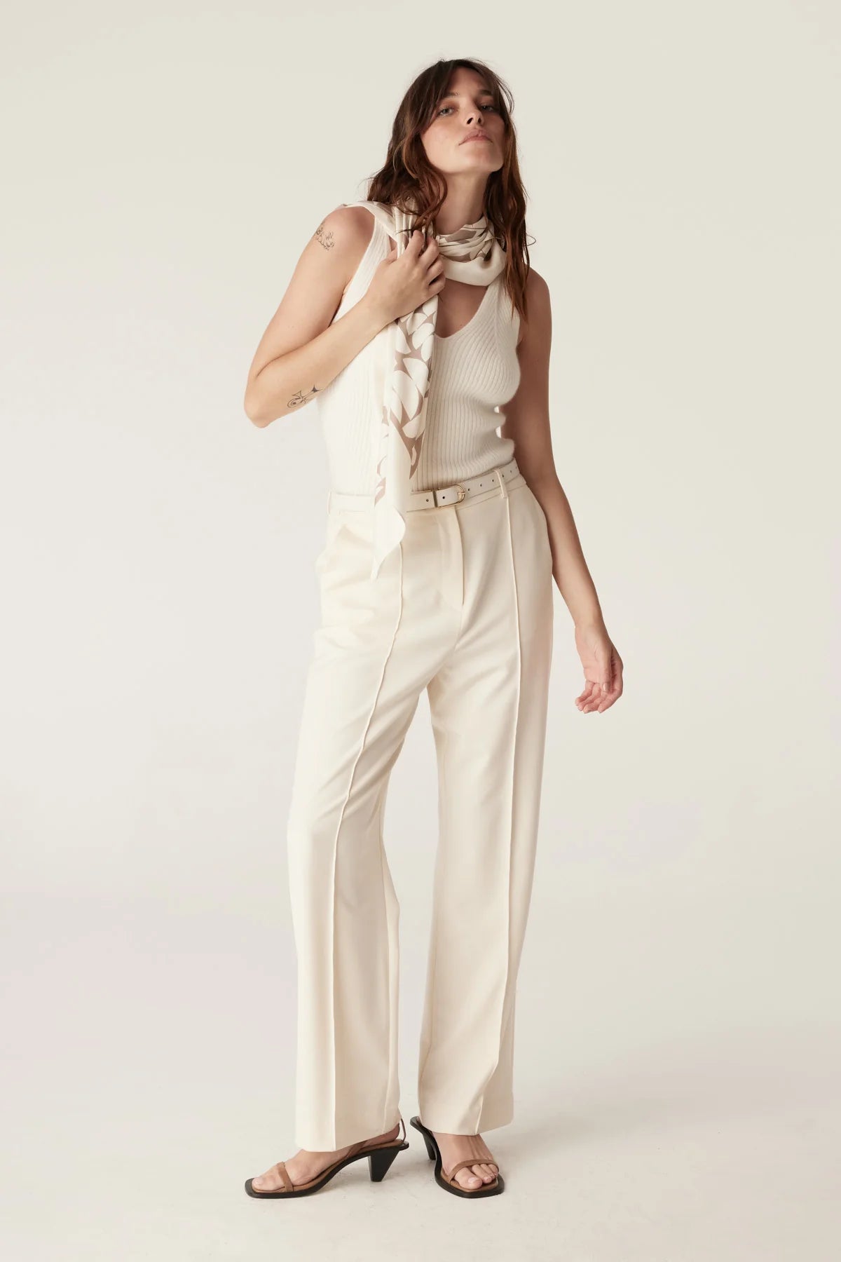 Dune Scarf | Half Moon Print