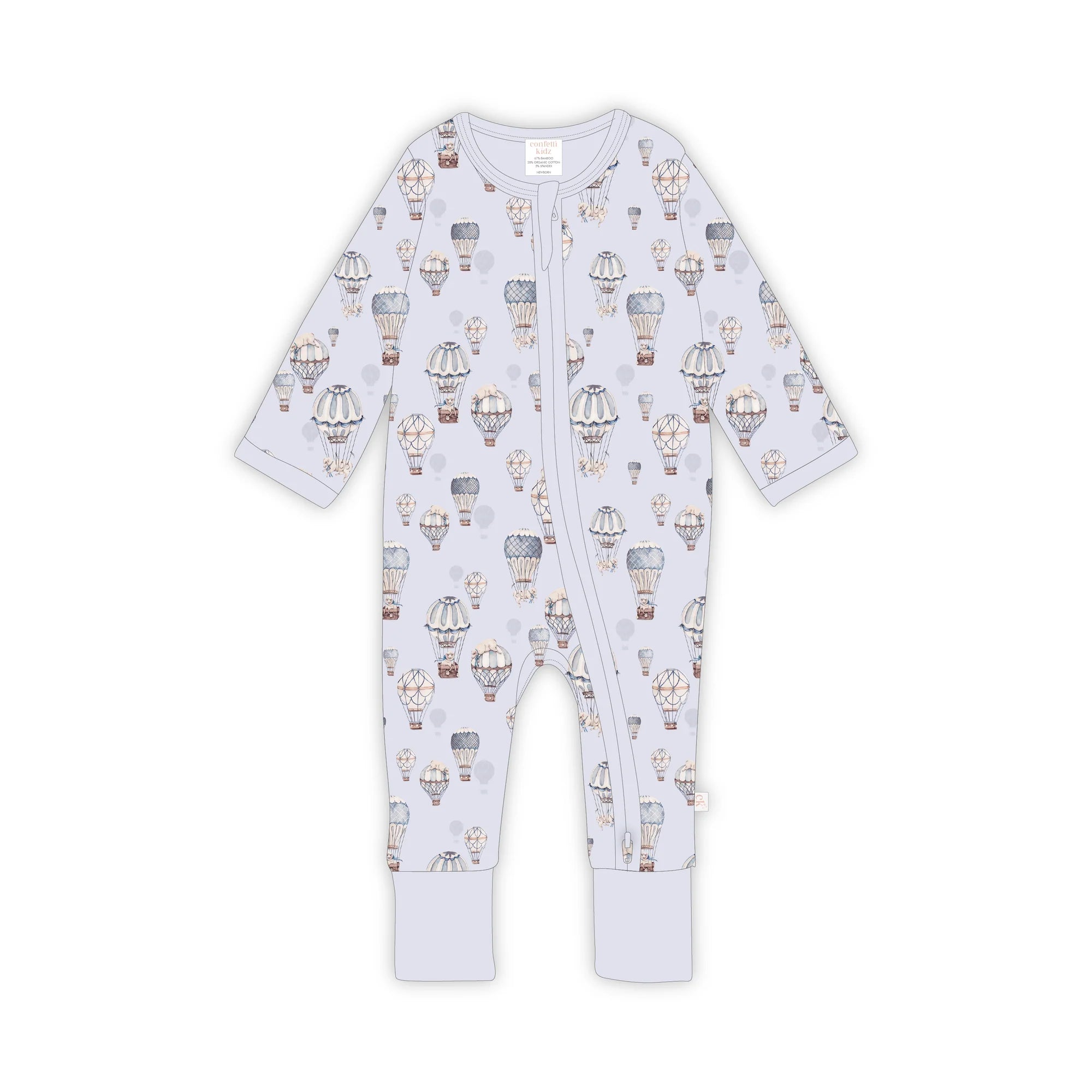 Dreamy Sheep  bamboo Zipsuit