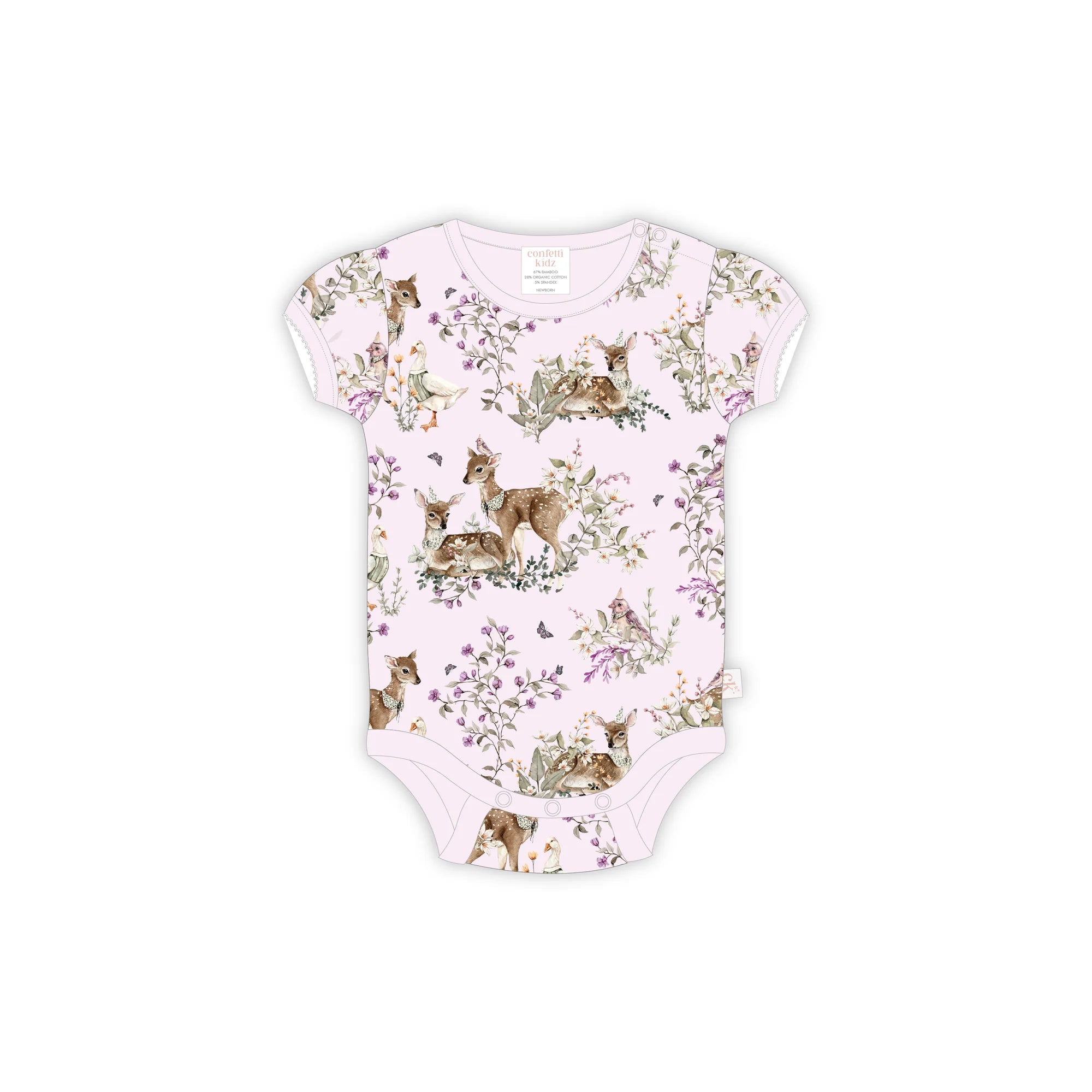Enchanted Gardens Bamboo Bodysuit