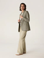 Load image into Gallery viewer, CABLE - Mosman Pinstripe Blazer - Sage Green Pinstripe
