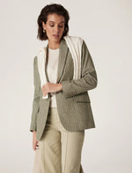 Load image into Gallery viewer, CABLE - Mosman Pinstripe Blazer - Sage Green Pinstripe
