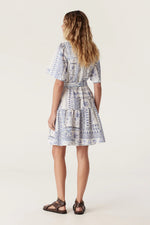 Load image into Gallery viewer, CABLE - Seychelles Linen Dress - Mermaid Print
