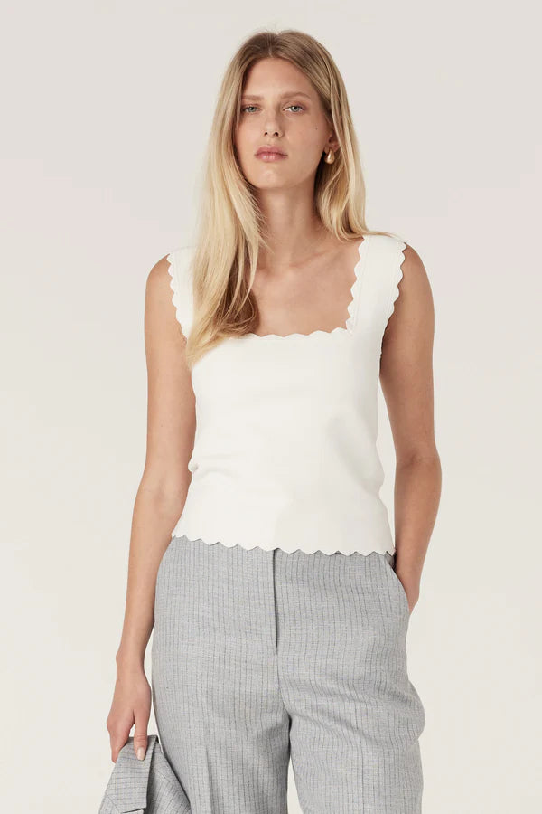 Ivy Linen Pant Blue Pinstripe