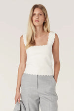 Load image into Gallery viewer, Ivy Linen Pant Blue Pinstripe
