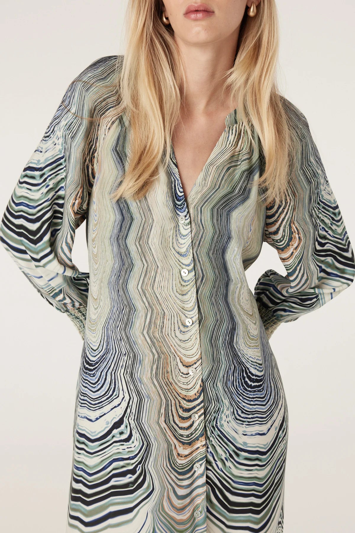 Maxime Dress Shell Print