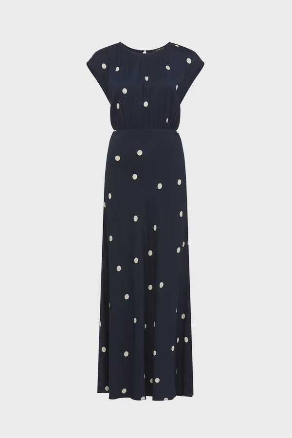 Muse Dress Navy Spot
